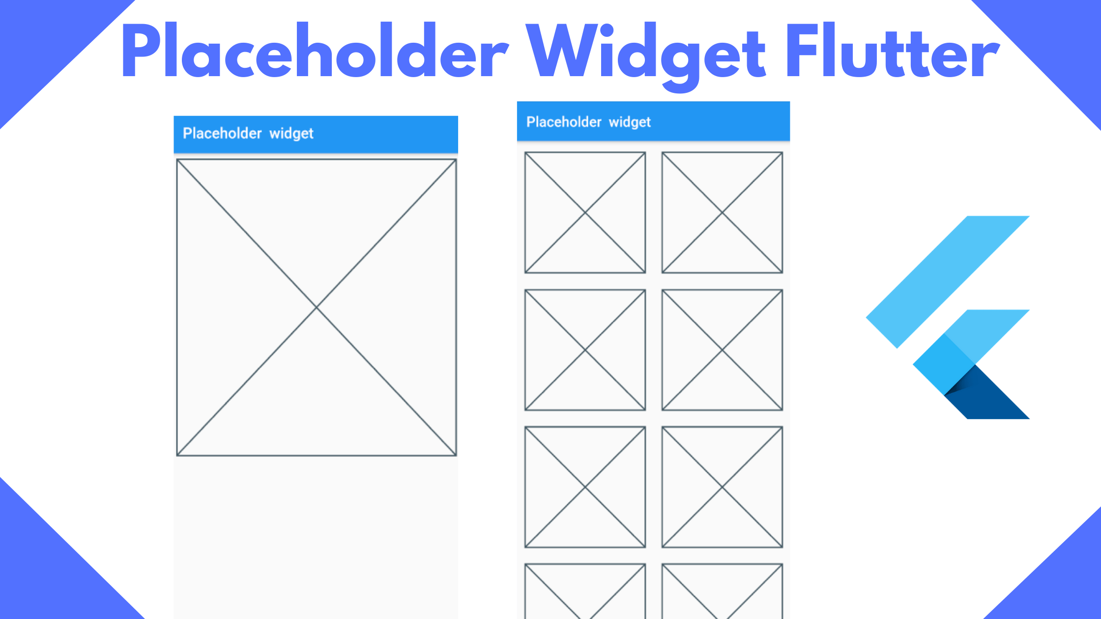 How to use Placeholder widget in Flutter