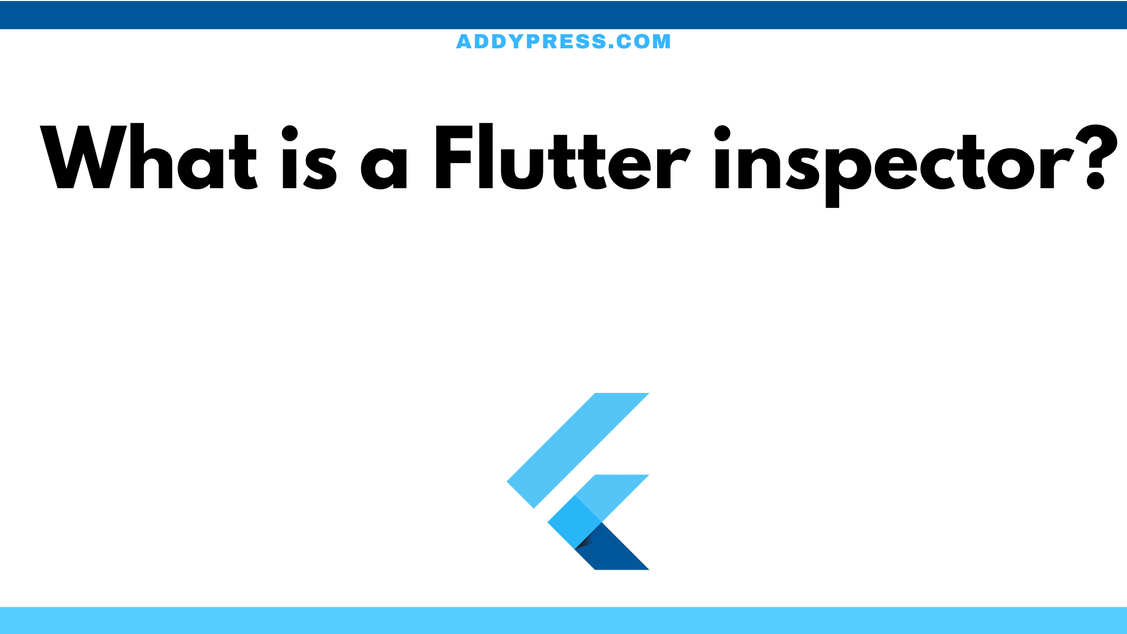 What is a Flutter inspector?